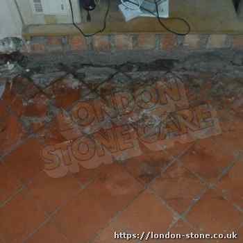 ugly quarry tile floors in London