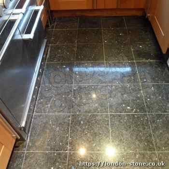 Honing and Polishing Granite floors in London
