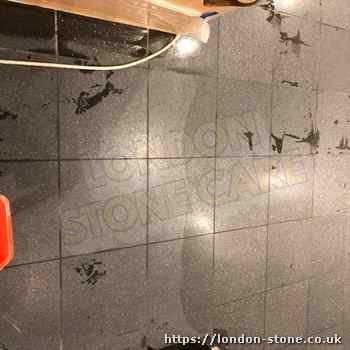 Honing and Polishing Granite floors in London
