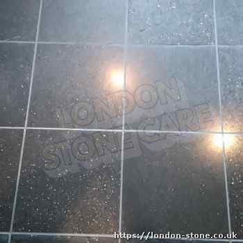 Honing and Polishing Granite floors in London