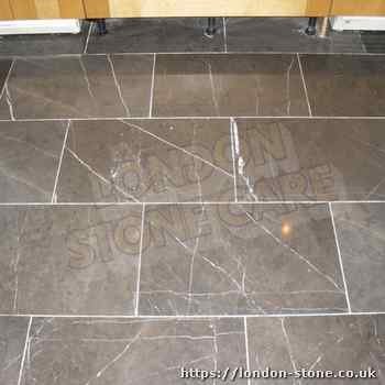 Picture showing Limestone Tile Polishing in Strand