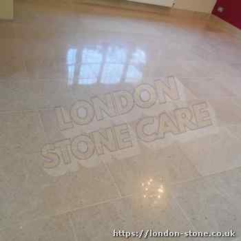 Picture displaying Limestone Tile Restoration servicing Burnt Oak