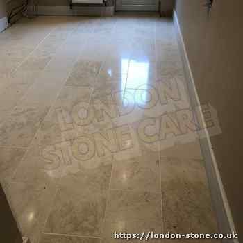 Picture displaying Limestone Tile Cleaning around Brompton