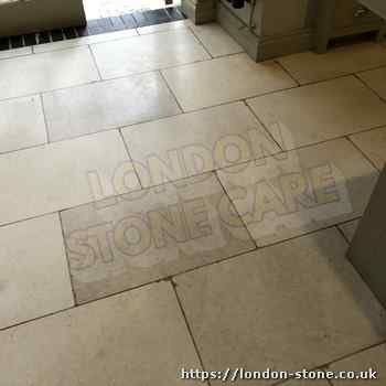 Picture demonstrating Limestone Tile Cleaning throughout South Kensington