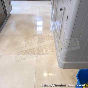 Image showing Limestone Tile Polishing around North Kensington