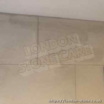 How do you remove water stains from limestone