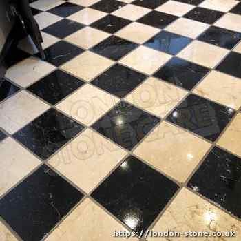 Picture demonstrating Marble Tile Restoration serving London