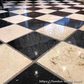 Image showing Marble Tile Restoration in The Hyde