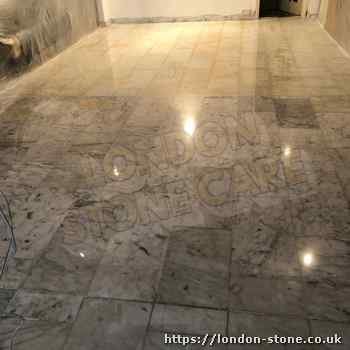 Example showing Marble Tile Restoration around Hammersmith and Fulham