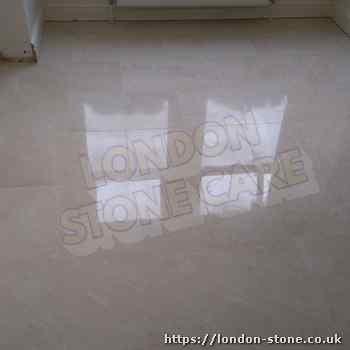 Picture showing Marble Floor Restoration in Twickenham