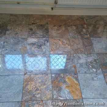 Example of Marble Floor Polishing around The Borough