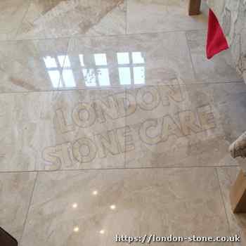 Example displaying Marble Tile Restoration servicing Somers Town