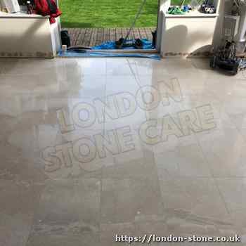 Example of Marble Tile Restoration in Chelsea