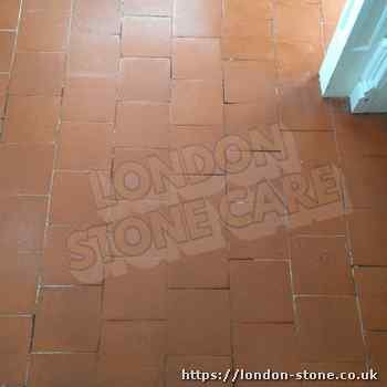 Example displaying Quarry Tiles Floor Polishing servicing East Sheen