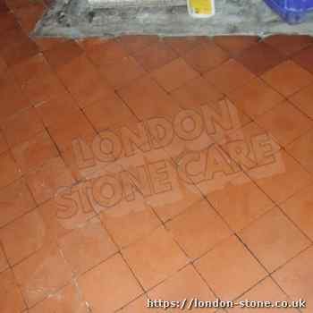 Example showing Quarry Tiles Tile Restoration throughout Hendon
