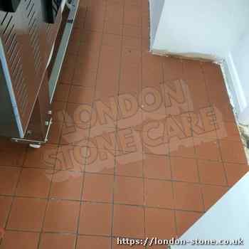 Example of Quarry Tiles Floor Cleaning servicing Bermondsey