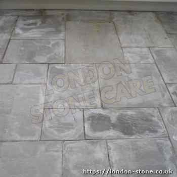 Example showing Sandstone Floor Cleaning around Childs Hill