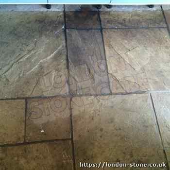 Picture of Sandstone Tile Cleaning throughout Eel Pie Island