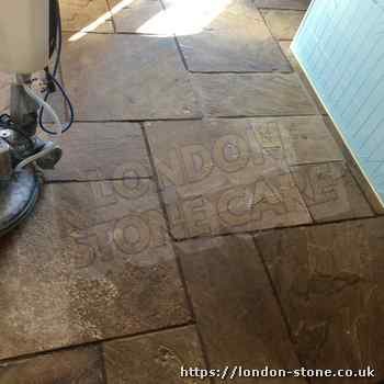 Example showing Sandstone Polishing in Canonbury