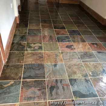 Example of Slate Tile Cleaning servicing Walworth