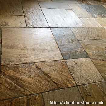 Image demonstrating Slate Floor Polishing in Barnes