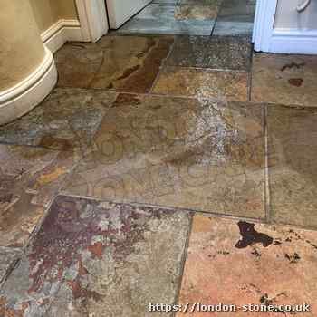 Example showing Slate Tile Restoration around South Kensington