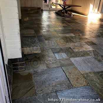 Picture showing Slate Tile Cleaning serving Bentley Heath