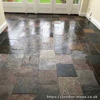 Slate floor repair services in London