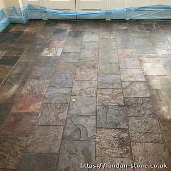 Slate floor sealing London Slate floor sealing services in London