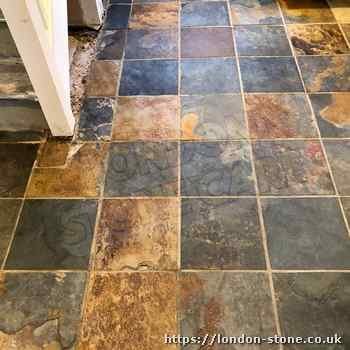 Slate floor sealing London Slate floor sealing services in London