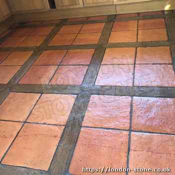 Example of Terracotta Tile Polishing in Walham Green