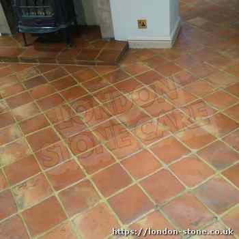 Example showing Terracotta Floor Polishing throughout Fulwell