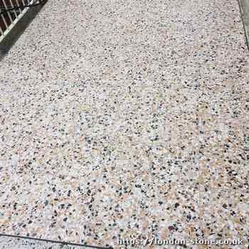 Picture demonstrating Terrazzo Tile Restoration in Hadley