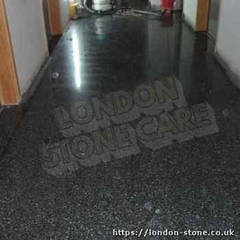 Example of Terrazzo Floor Restoration throughout Underhill