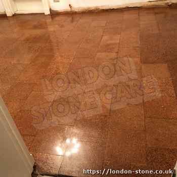 Picture showing Terrazzo Floor Polishing around Battersea