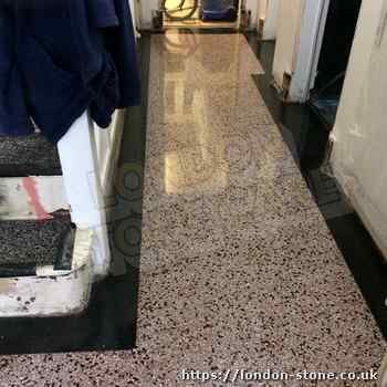 Example displaying Terrazzo Tile Cleaning throughout Swiss Cottage