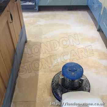 Image displaying Travertine Tile Cleaning in Staples Corner