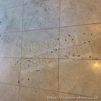 Image displaying Travertine Floor Restoration around Arnos Grove