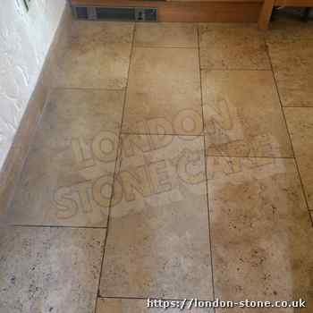 Example displaying Travertine Floor Restoration in Summerstown