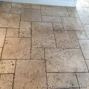 Image showing Travertine Floor Polishing throughout Barnet Gate