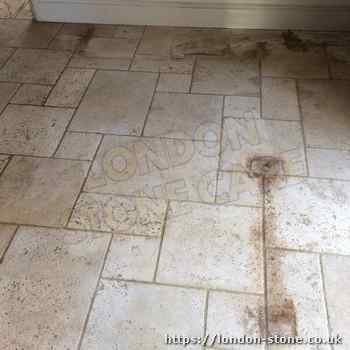 Example of Travertine Floor Restoration servicing Barnet