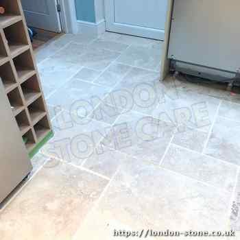 Picture displaying Travertine Floor Cleaning serving Archway