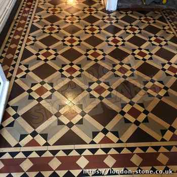 Image of Minton Victorian Clay Tiles Cleaning throughout London