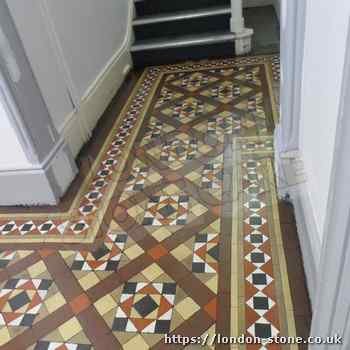 Example of Minton Victorian Clay Tiles Tile Polishing serving Clapham Common