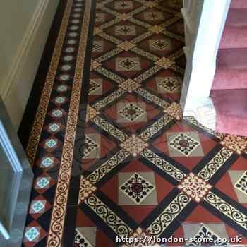 Image displaying Minton Victorian Clay Tiles Tile Polishing around Cricklewood