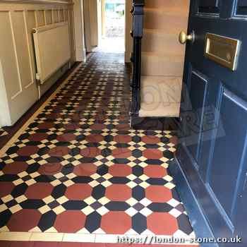 Picture showing Minton Victorian Clay Tiles Cleaning throughout Clapham Junction