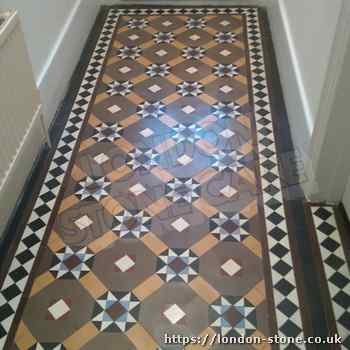 Example displaying Minton Victorian Clay Tiles Restoration around Staples Corner