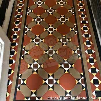 Image demonstrating Minton Victorian Clay Tiles Cleaning servicing Edgware