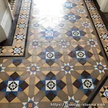 Picture showing Minton Victorian Clay Tiles Tile Restoration serving Belgravia