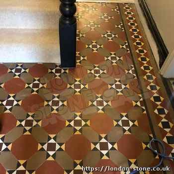 grouting victorian floor tiles in london